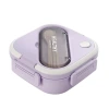 lunchbox plastic lunchbox, Japanese-style large-capacity square student lunchbox, microwave oven snack lunchbox Item Picture